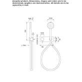 Set of wall-mounted faucets for a bathtub/shower Anaya