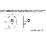 Shower faucet with switch Bear