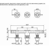 Stainless steel bath/shower faucet Nidzica