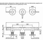 Brass bath/shower faucet Lassee