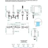 Bathtub faucet and hand shower powered by a mixer with a progressive insert Pozzuolo