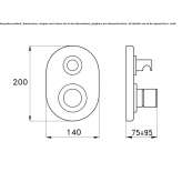 Bathtub faucet / shower faucet Gotor