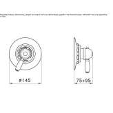 Thermostatic shower faucet Elsdorf