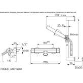 Shower faucet with a hand shower Ralingen