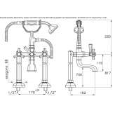 Classic 2-hole bathtub faucet Benimodo