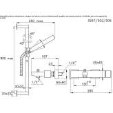 Shower faucet with a hand shower Dural