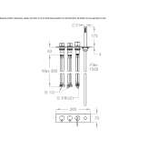 Stainless steel bathtub set with hand shower Fountain