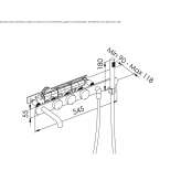 Wall-mounted bathtub set with thermostat and shower head Zandt