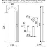 4-hole bathtub faucet with hand shower Prijedor