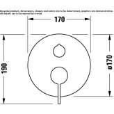 Single-lever shower and bathtub faucet Beuna