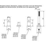 4-hole bathtub faucet with hand shower Salida