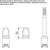 Bathtub set with hand shower Wallaroo