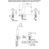 5-hole deck-mounted bathtub faucet with hand shower Send