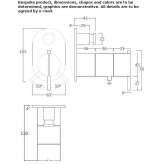 Wall-mounted bathtub and shower faucet Glubokiy