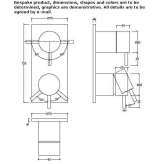 Bathtub and shower faucet for wall mounting Elshout