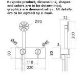 Stainless steel bath/shower faucet with hand shower Jagual