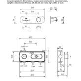 Thermostatic shower faucet Amidon