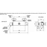 2-hole shower tap with thermostat Ciruena