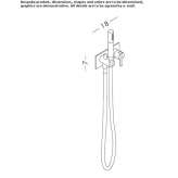 Shower faucet with a hand shower Eext