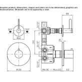 Concealed single-lever shower faucet with diverter Hejnice