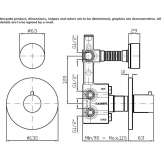 Calacatta Oro single-lever thermostatic shower mixer in marble Hejnice