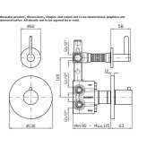 Concealed thermostatic shower faucet Hejnice