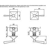 2-hole, concealed shower faucet Zamostea