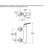 2-hole single lever shower faucet Imatra