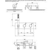 Built-in shower set with one handle and hand shower Buynichy