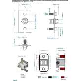 Thermostat with 2 valves Inioe