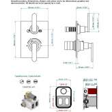 Thermostat with 2-way switch Inioe