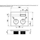 Termostatyczna, metalowa bateria prysznicowa Maaninka