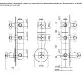 3-hole shower tap Serle