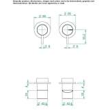 3-hole shower mixer with hand shower Bassiano
