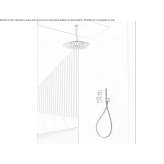 Stainless steel single-lever shower set with shower head Galegos