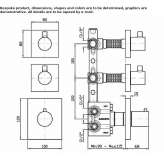 3-hole thermostatic shower faucet Byram