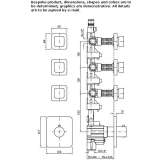 Thermostatic shower faucet Plancoet