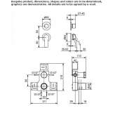 2-hole shower faucet with diverter Zoppola