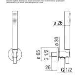 Concealed shower set with thermostat Emporia