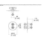 Concealed thermostatic shower faucet Sanka