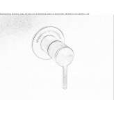 Thermostatic stainless steel shower faucet in a modern style Hoshcha