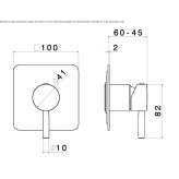 Single-lever shower faucet Urpay