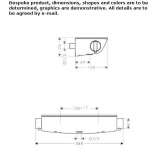 External thermostatic shower faucet Alytus