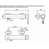 Outdoor single lever brass shower faucet Lassee