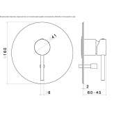 Shower battery DeBary