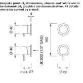 Mixer kit with 2-way and combination flow switch Anaya