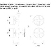 Thermostatic mixer kit Cuitiva