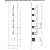 6-hole metal thermostatic shower faucet Ballarat