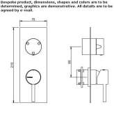 Brass shower faucet with diverter and plate Farley