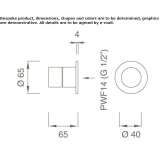 Thermostatic stainless steel shower faucet Moerdijk